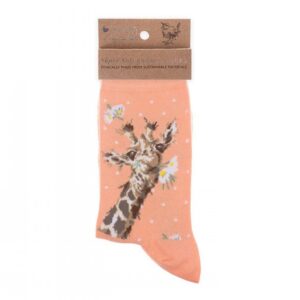 Giraffe Sock Flowers