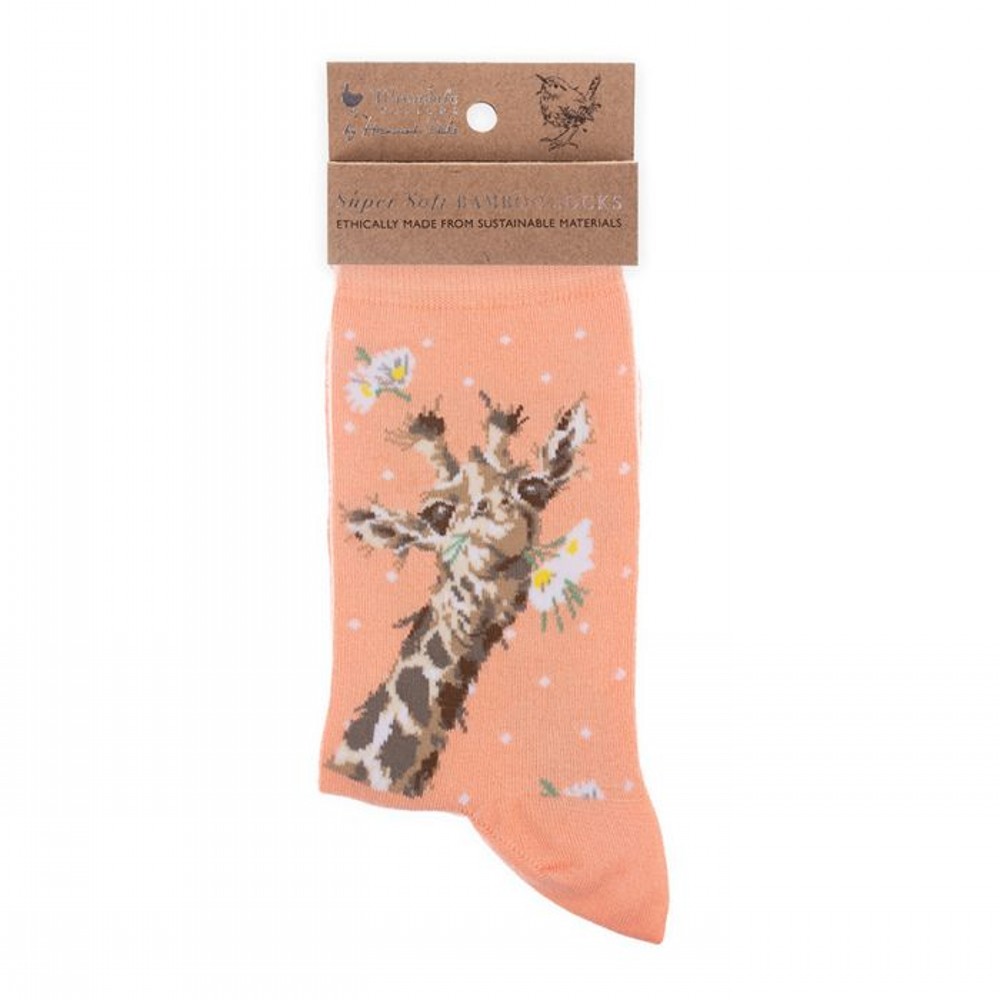 Giraffe Sock Flowers
