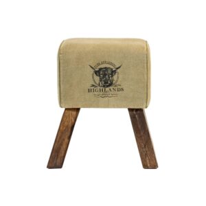 Small Stool - Highland Cow