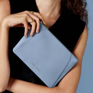 Hana Pouch | Cornflower Blue |