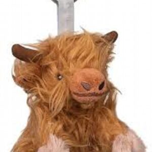 Highland Cow Plush Keyring Gordon