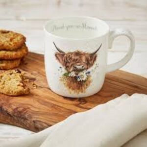Thank You' Highland Cow Mug