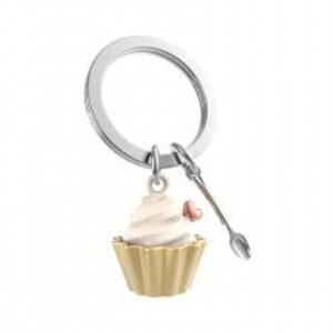 Gold Cupcake & Spoon
