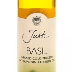 Just Oil Basil Infused Cold Pressed Rapeseed Oil 250ml