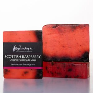 Organic Soap 150G Scottish Raspberry
