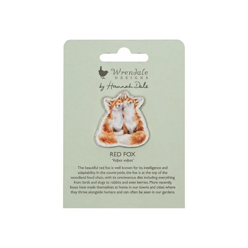 Fox Pin Badge - Contentment