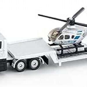 * 1:87 Police Low Loader W/Helicopter