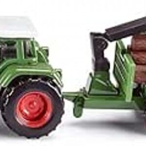 * 1:87 Fendt Tractor W/Forestry Trailer