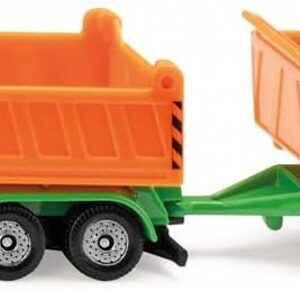 Truck With Dump Trough And Tipping Trailer
