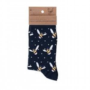 Bee Sock Busy Bee NAVY