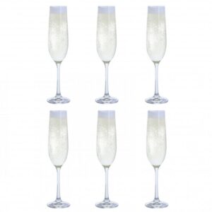 Six Champagne Flute
