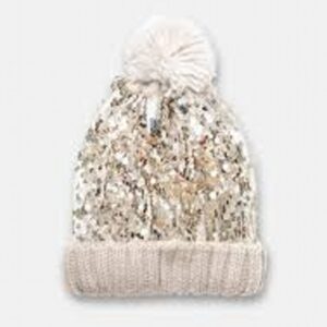 Shimmer Sequin Knitted Hat 3-6 Years