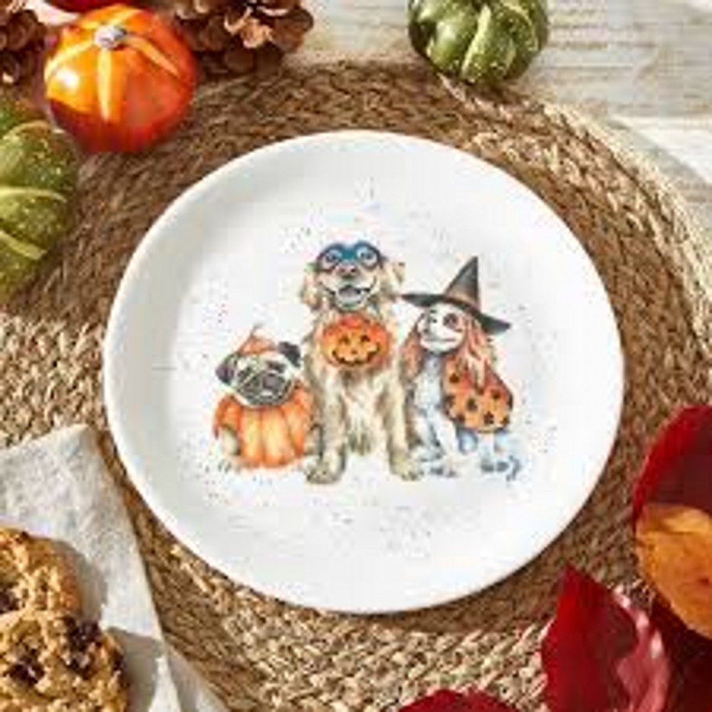 ˜Trick or Treat™ Dogs 8" Coupe Plate