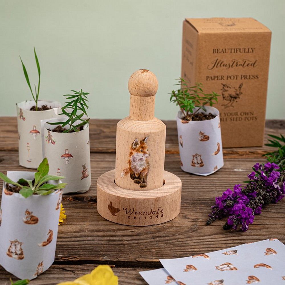Born To Be Wild Paper Pots