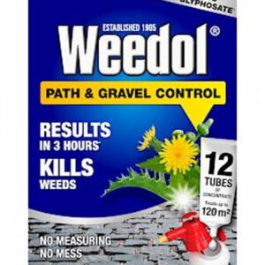 WEEDOL PATH & GRAVEL CONC 12 TUBES X6