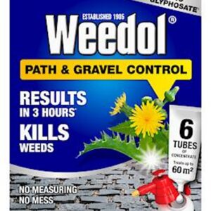 WEEDOL PATH & GRAVEL CONC 6 TUBES X6