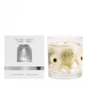 Nature's Gift Beach Daisy Ca l Wax Gel Candle Tumble