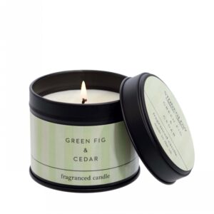 Green Fig & Cedar - Scented Candle Tin