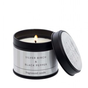 Silver Birch & Black Pepper - Scented Candle Tin