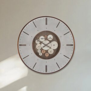 21" Clocksmith Wall Clock Cog Bronze