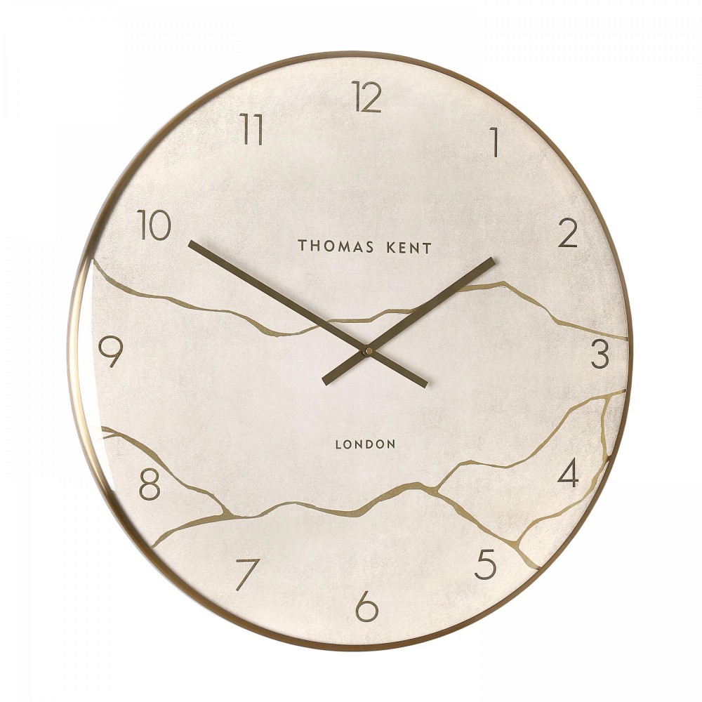26" Oyster Wall Clock Stone