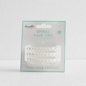 Danielle Spiral Hair Ties 3pc