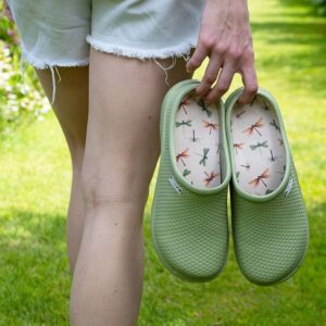 D/F EVA CLOG SHOES GREEN SIZE 7 (12)
