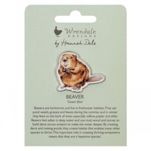 'The Arborist' Beaver Pin Badge