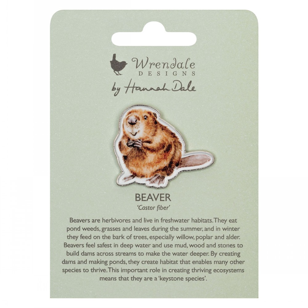 'The Arborist' Beaver Pin Badge