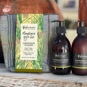 Highland Soap Tweed Gift Bag Lemongrass & Ginger
