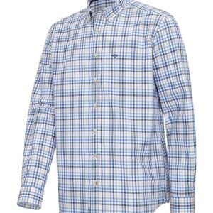 Garvock Cotton Twill Herringbone Check Shirt